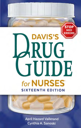 Davis’s Drug Guide for Nurses (16th Edition) – eBook PDF