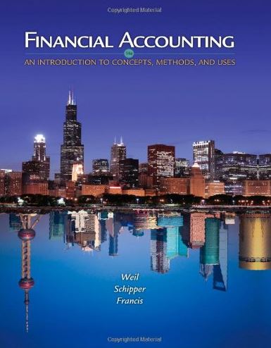 Financial Accounting 14th Edition Roman L. Weil, ISBN-13: 978-1111823450