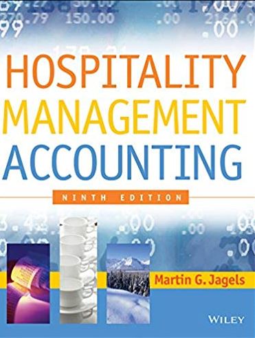 Hospitality Management Accounting 9th Edition, ISBN-13: 978-0471687894