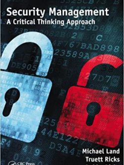 Security Management: A Critical Thinking Approach – eBook PDF