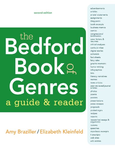 The Bedford Book of Genres: A Guide and Reader (2nd Edition) – eBook PDF